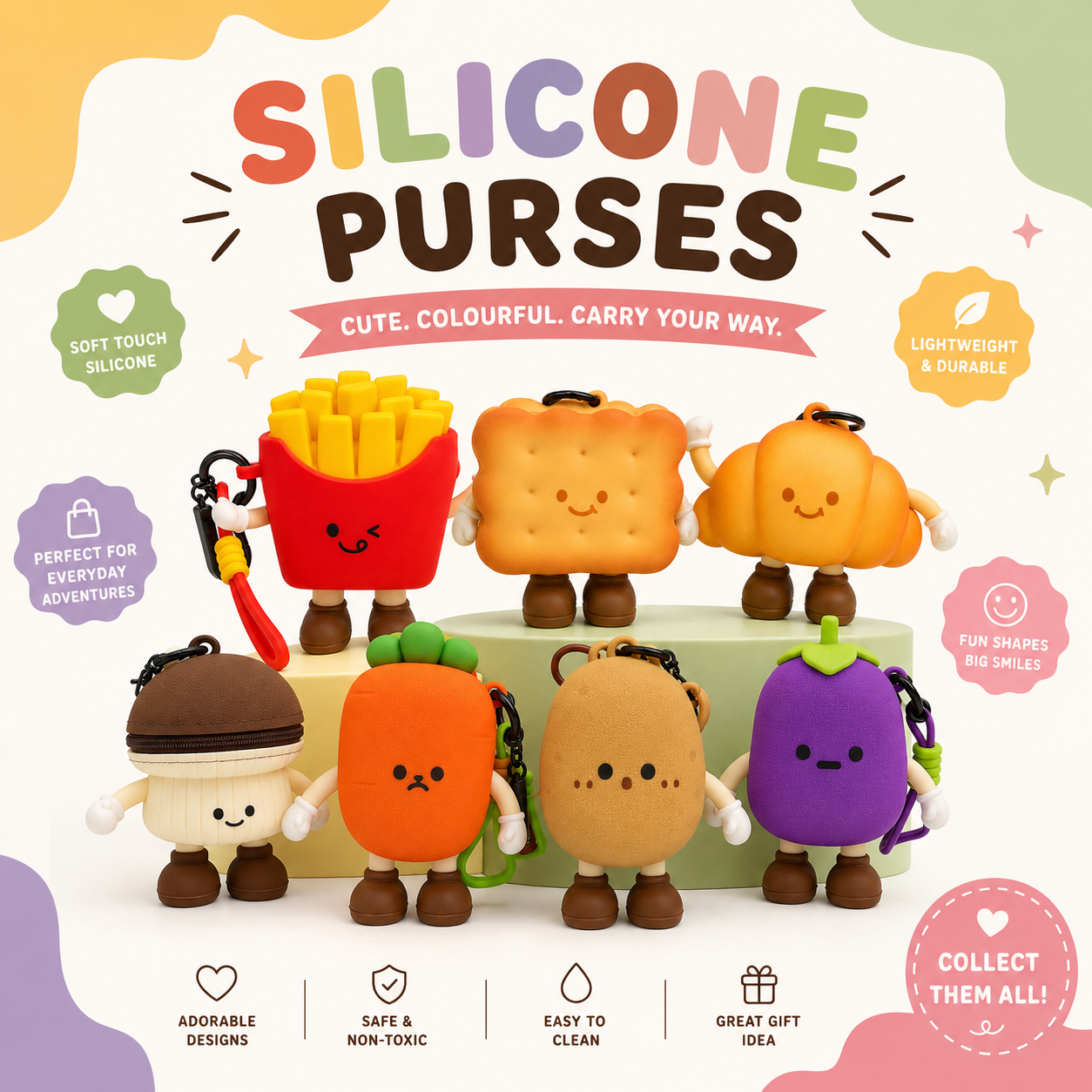 Silicone Purses