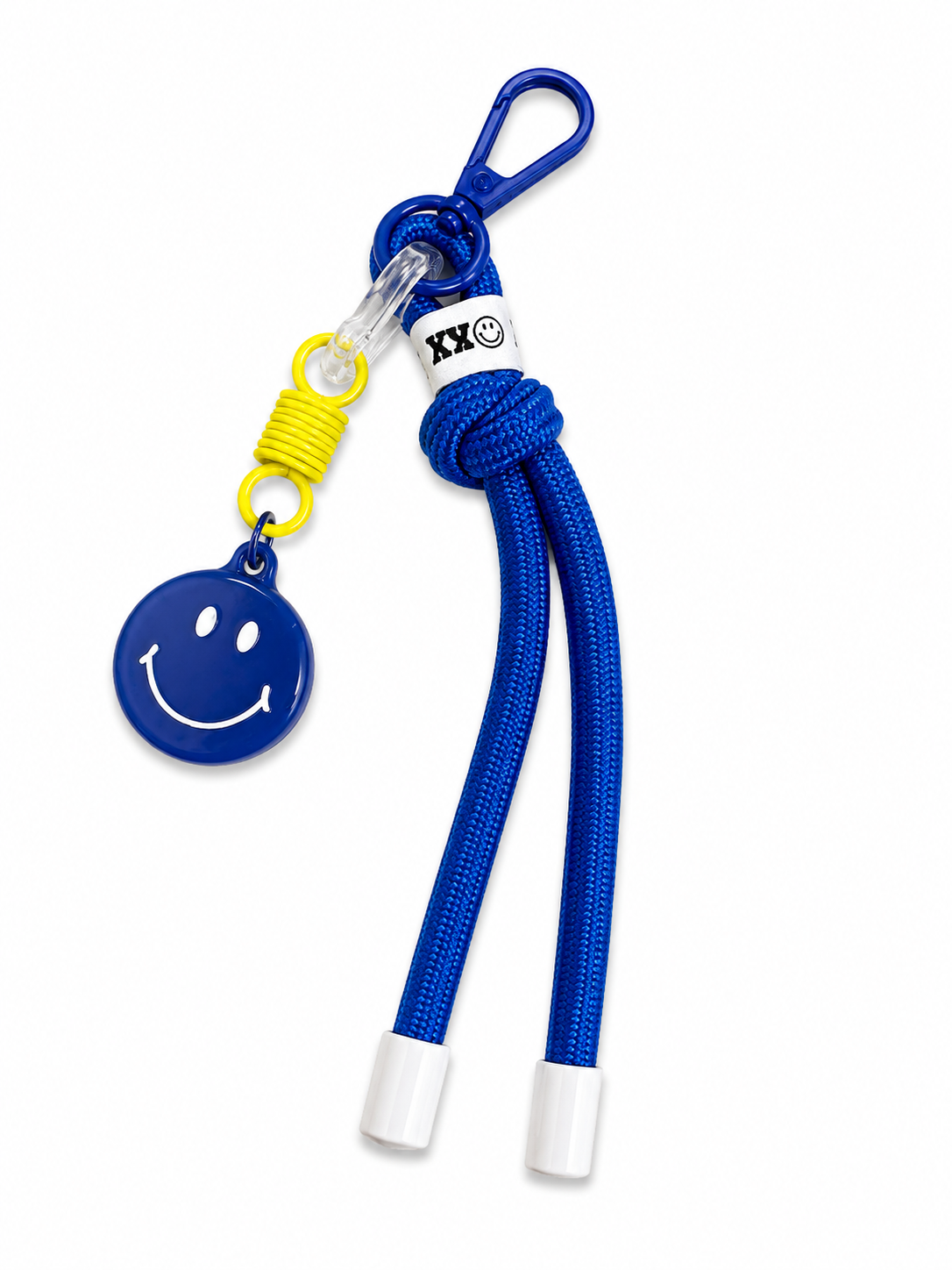 Smiley Face Charm Keyring / Bag Charm