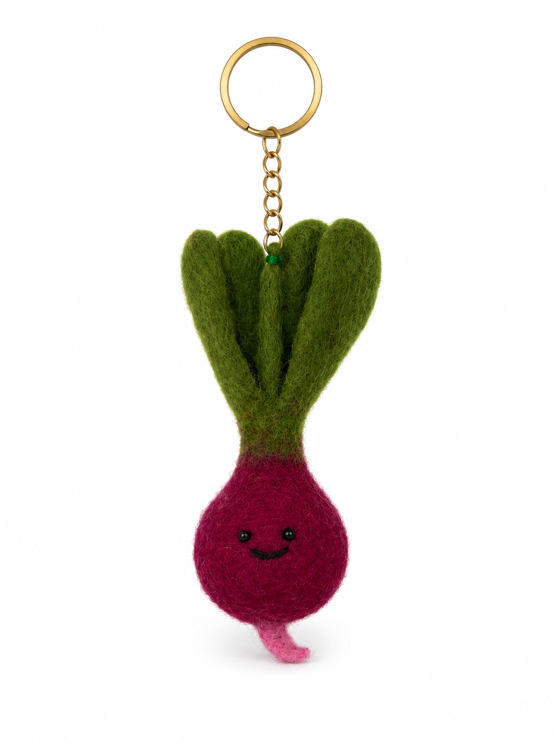 Felt Decoration/Keyring Raddish