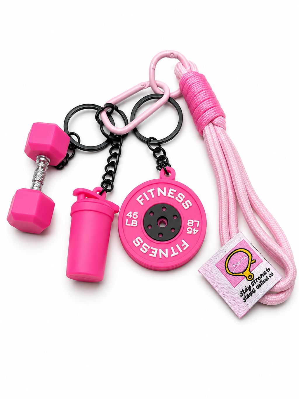 Gym Set Keyring / Bag Charm