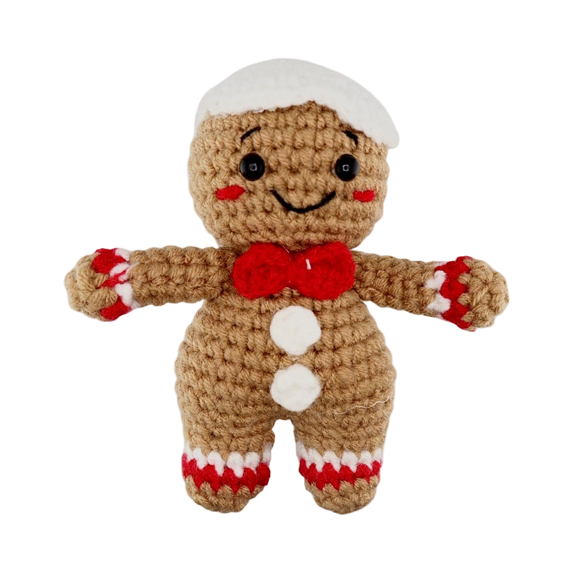 Xmas Gingerbread Hanging Crochet Decoration