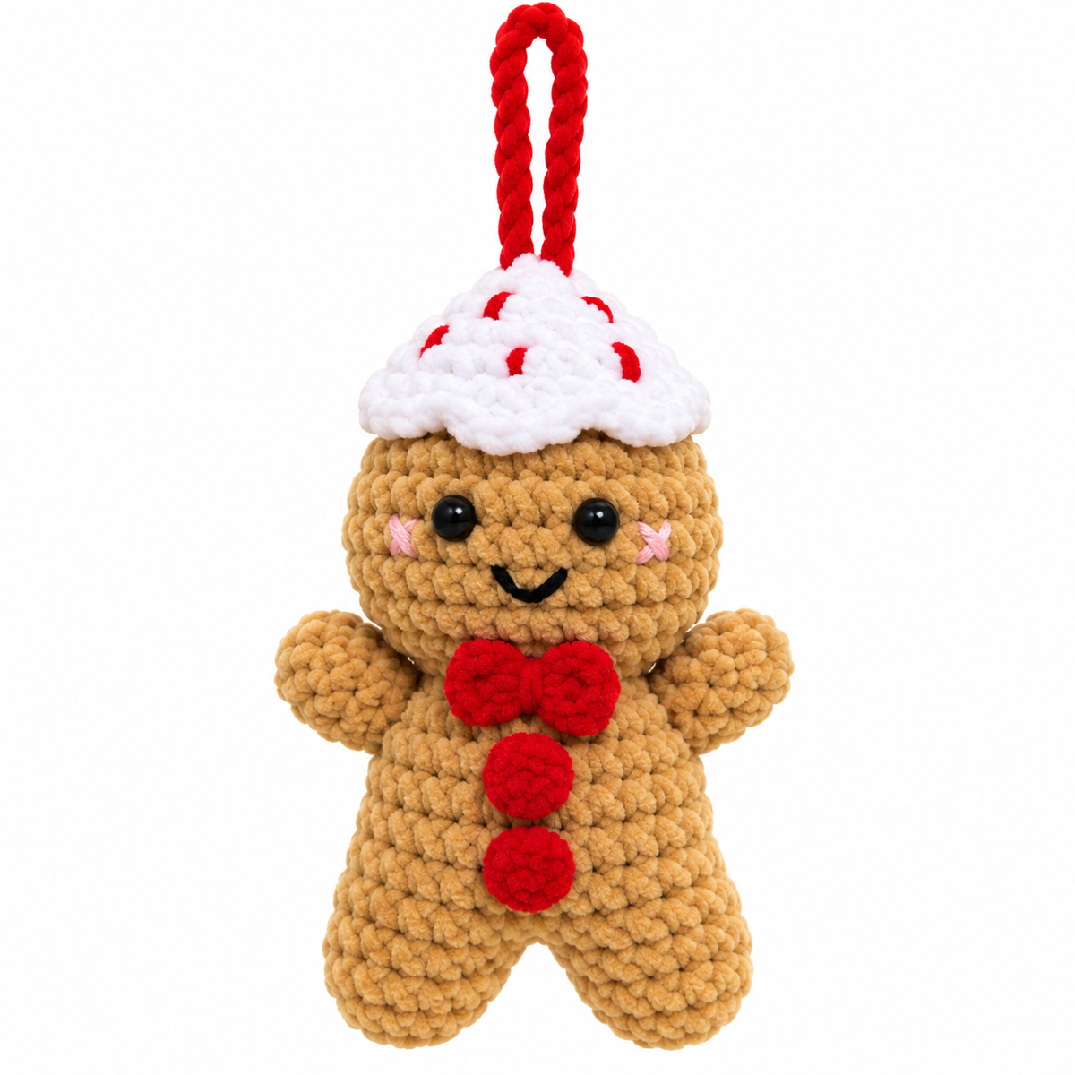 Christmas Gingerbread Girl with Icing
