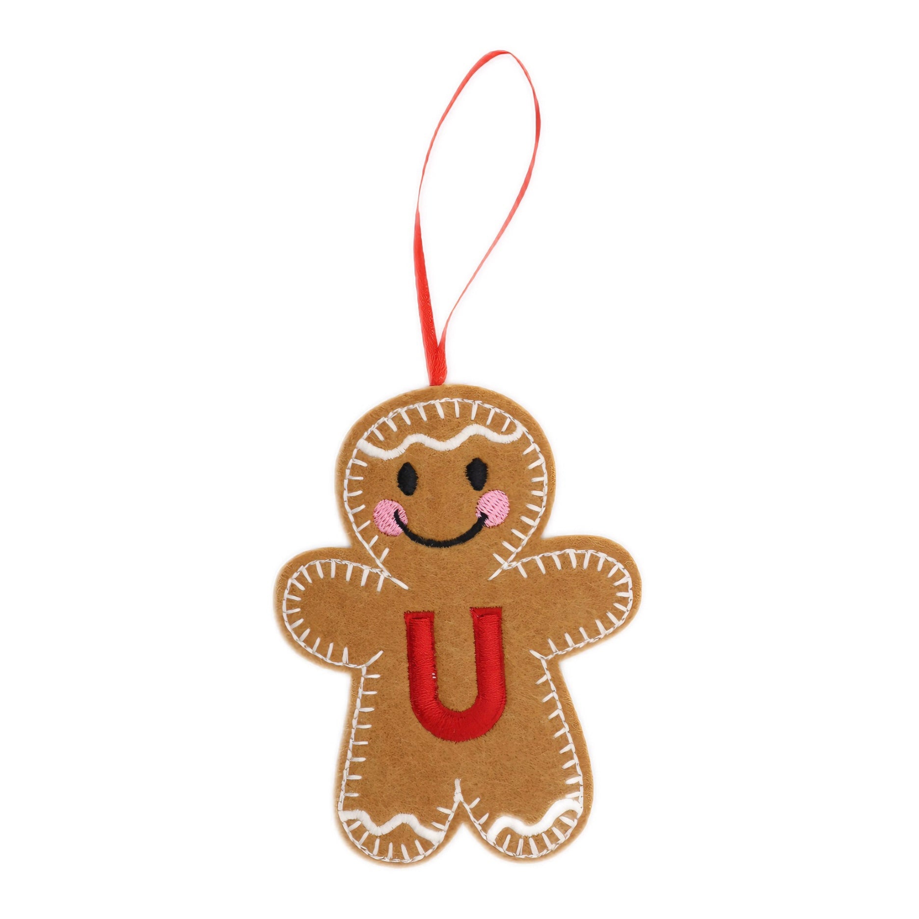 Gingerbread Letter U