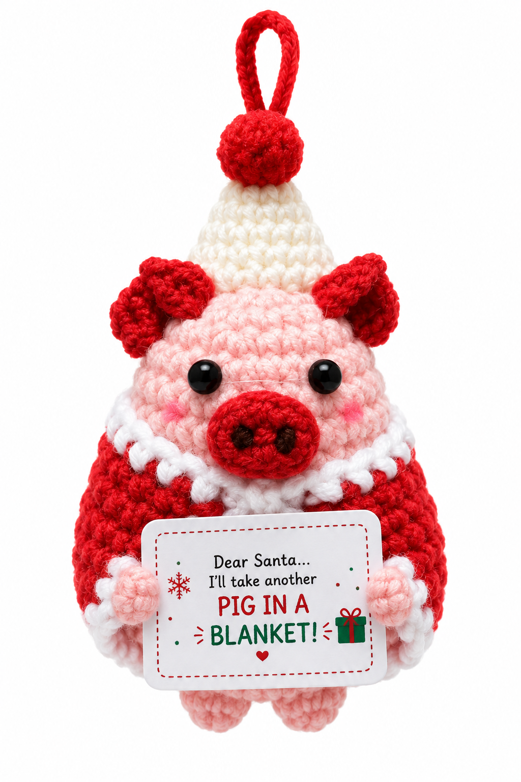 Christmas Mini Pig in a Blanket