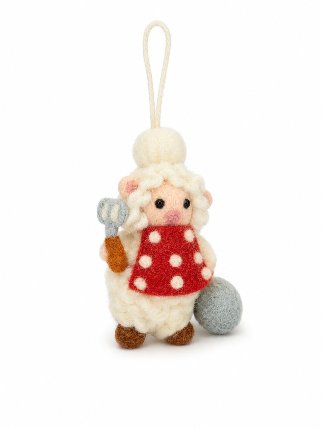 Felt Decoration/Keyring Chef Sheep