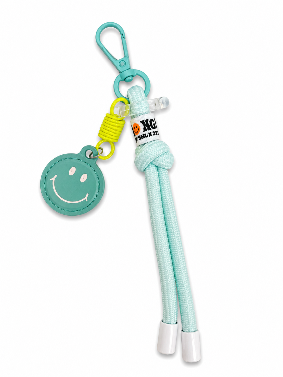 Smiley Face Charm Keyring / Bag Charm