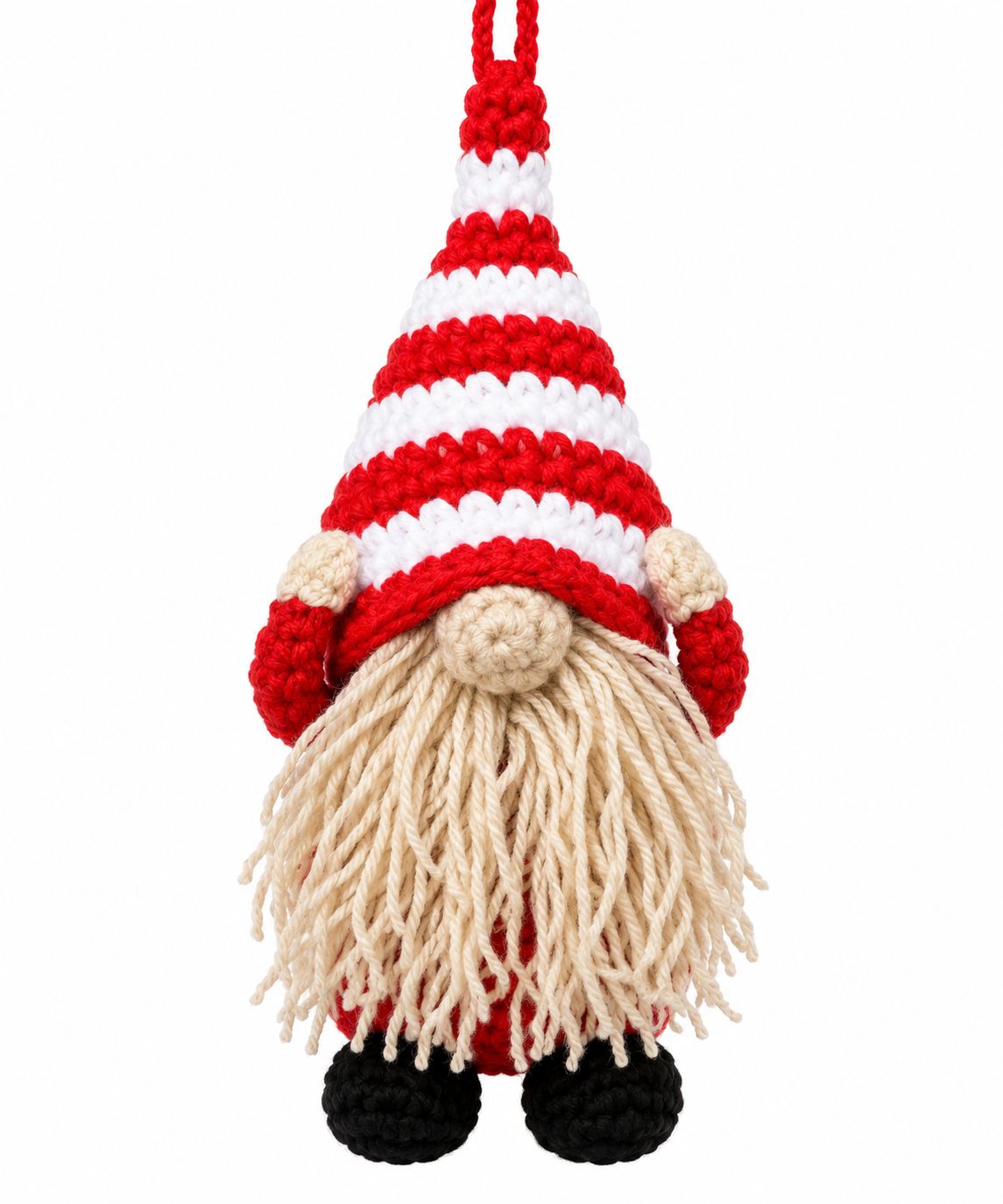 Christmas Crochet Gnome Red