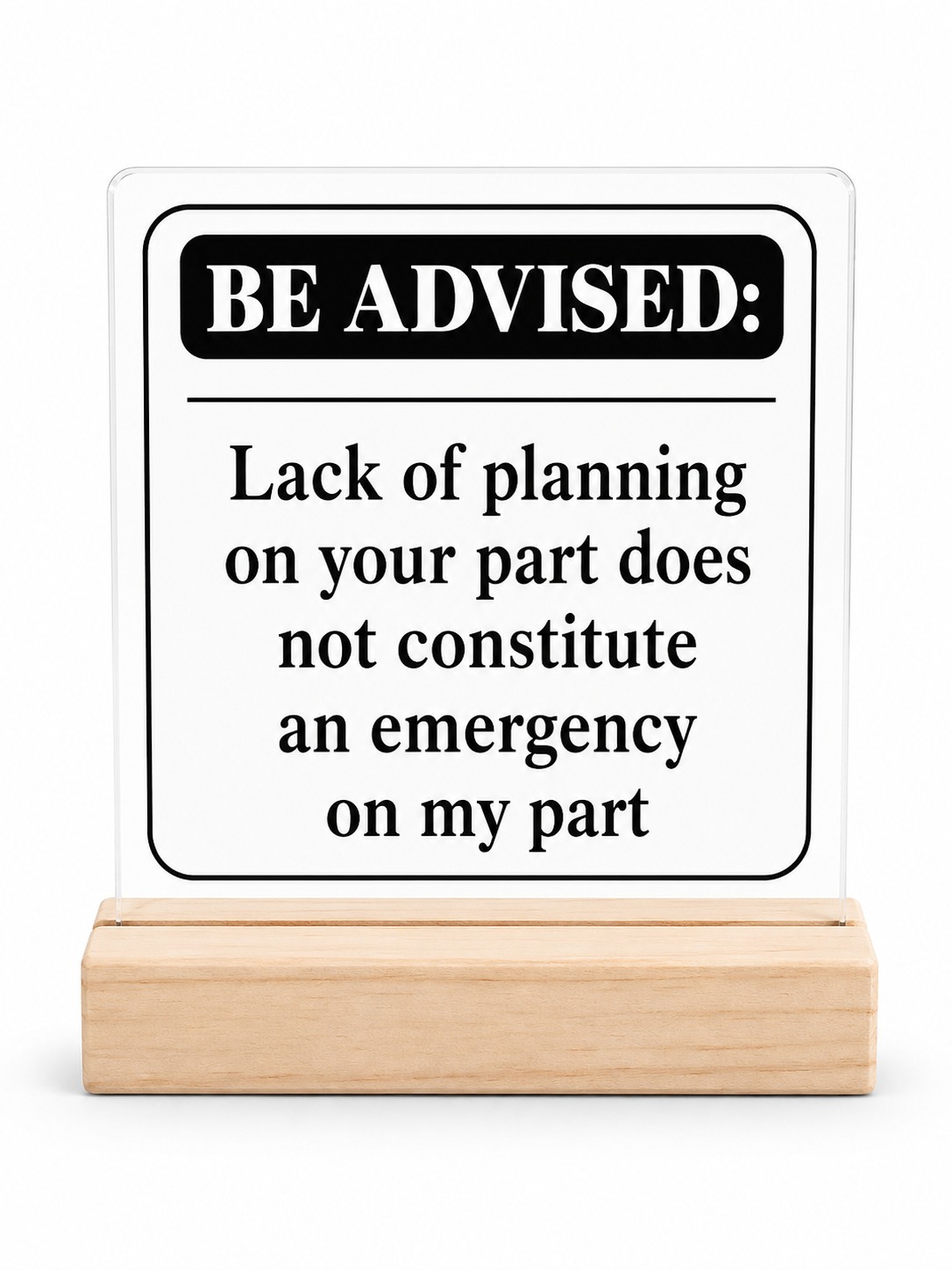 Gift Acrylic Plaque