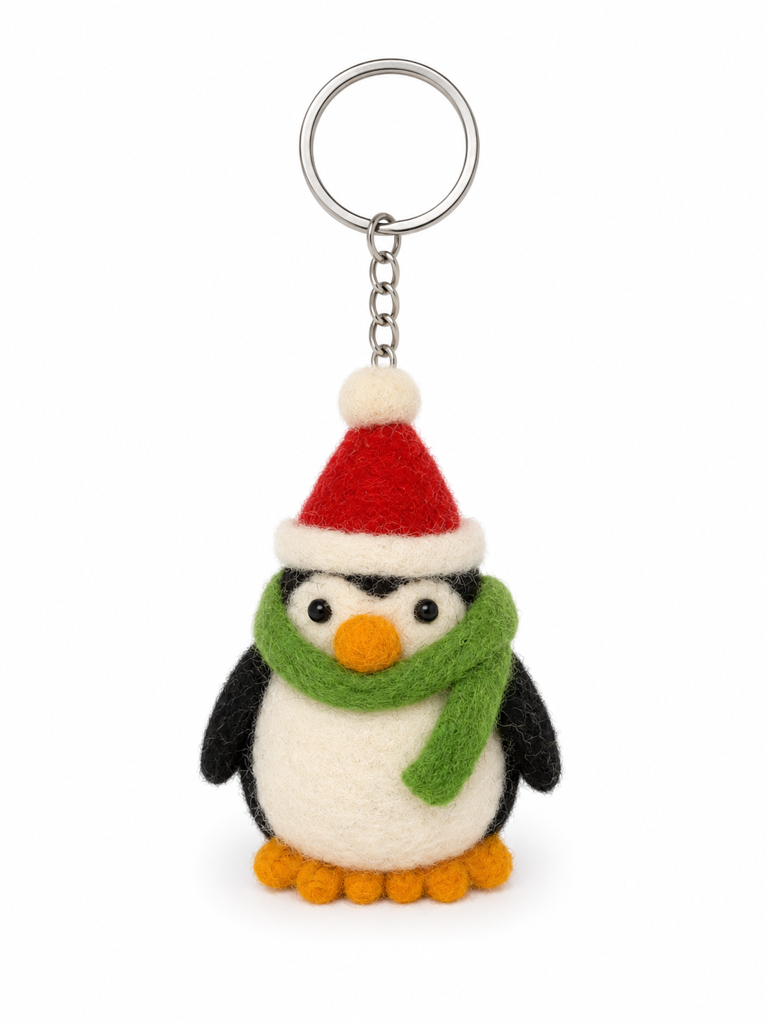 Felt Decoration/Keyring Christmas Penguin