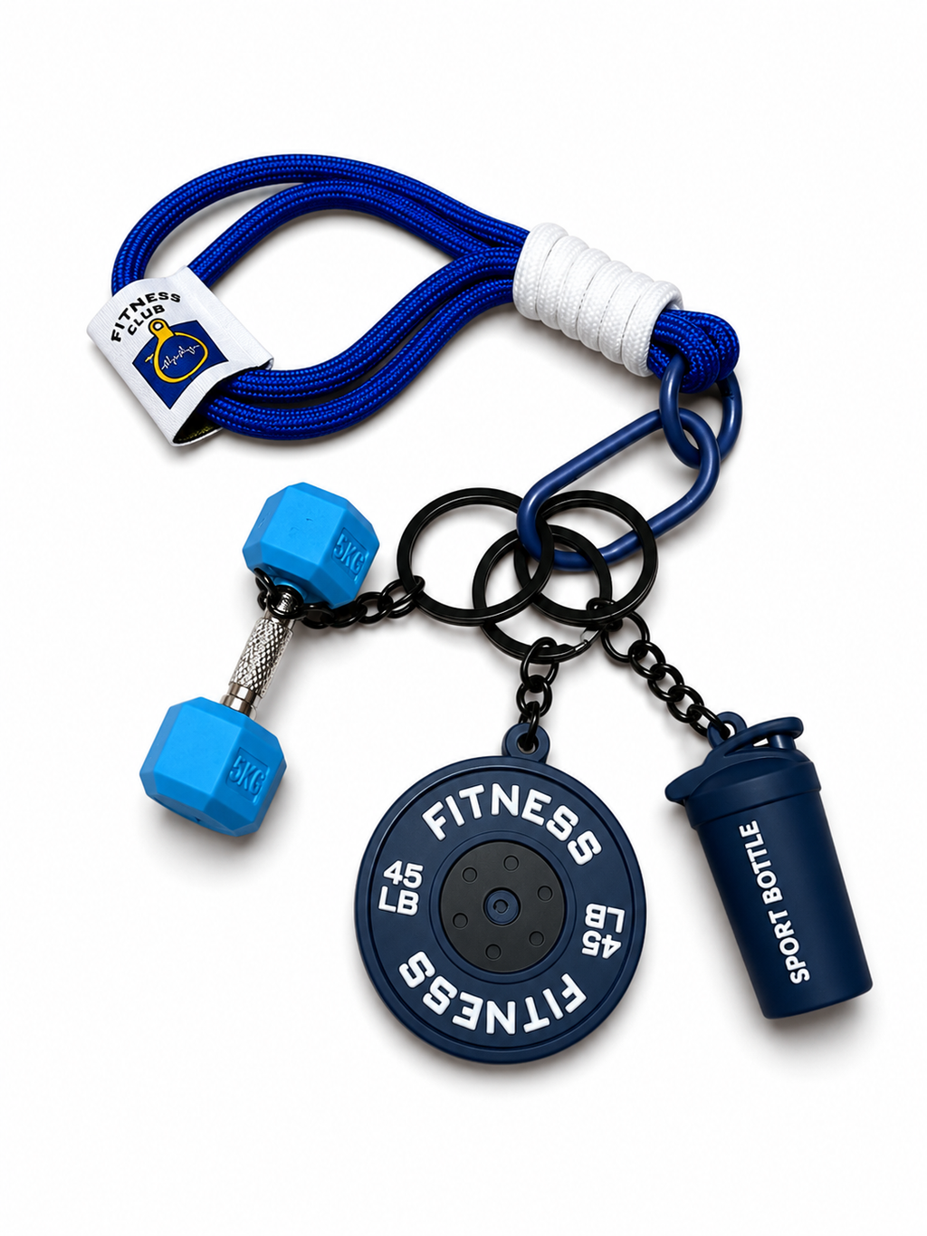 Gym Set Keyring / Bag Charm