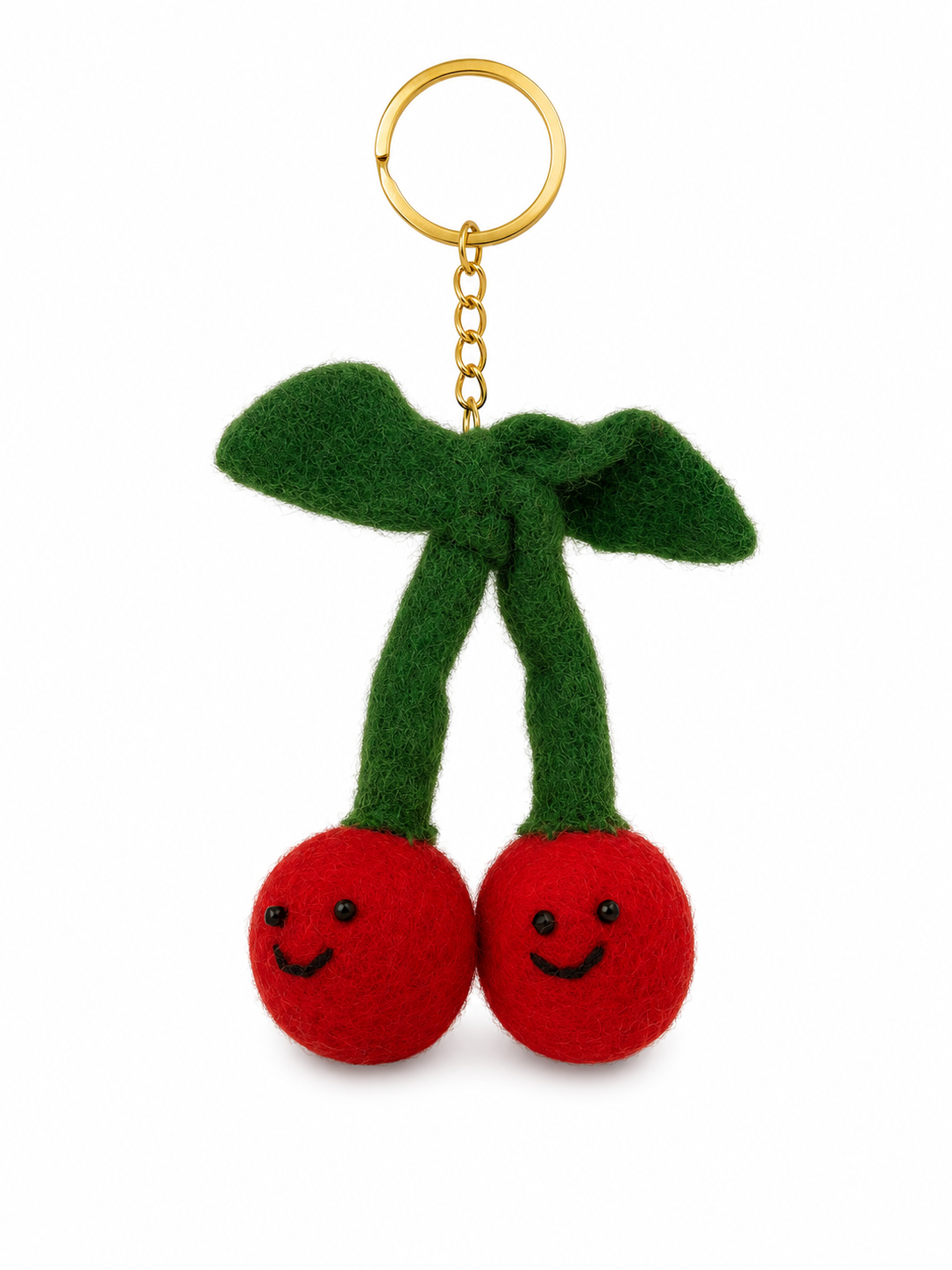 Felt Decoration/Keyring Cherry