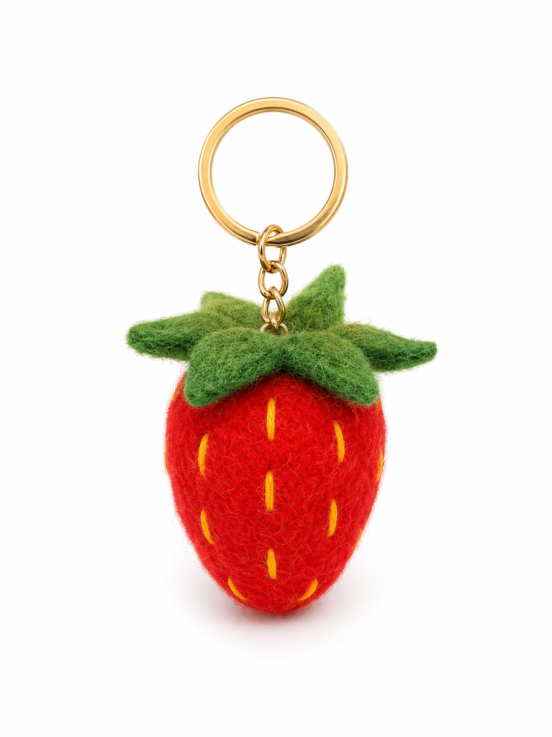 Felt Decoration/Keyring Strawberry