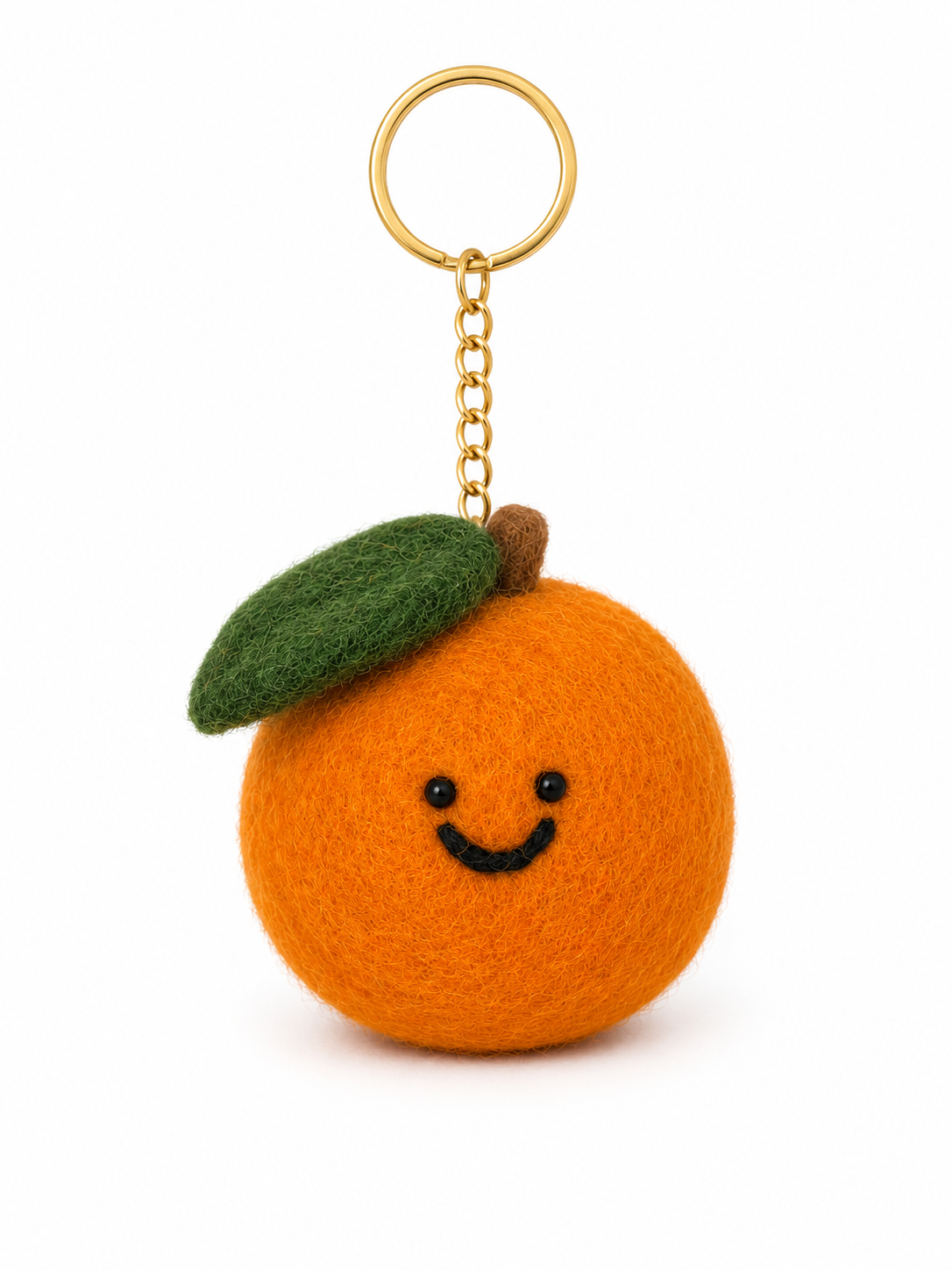 Felt Decoration/Keyring Orange