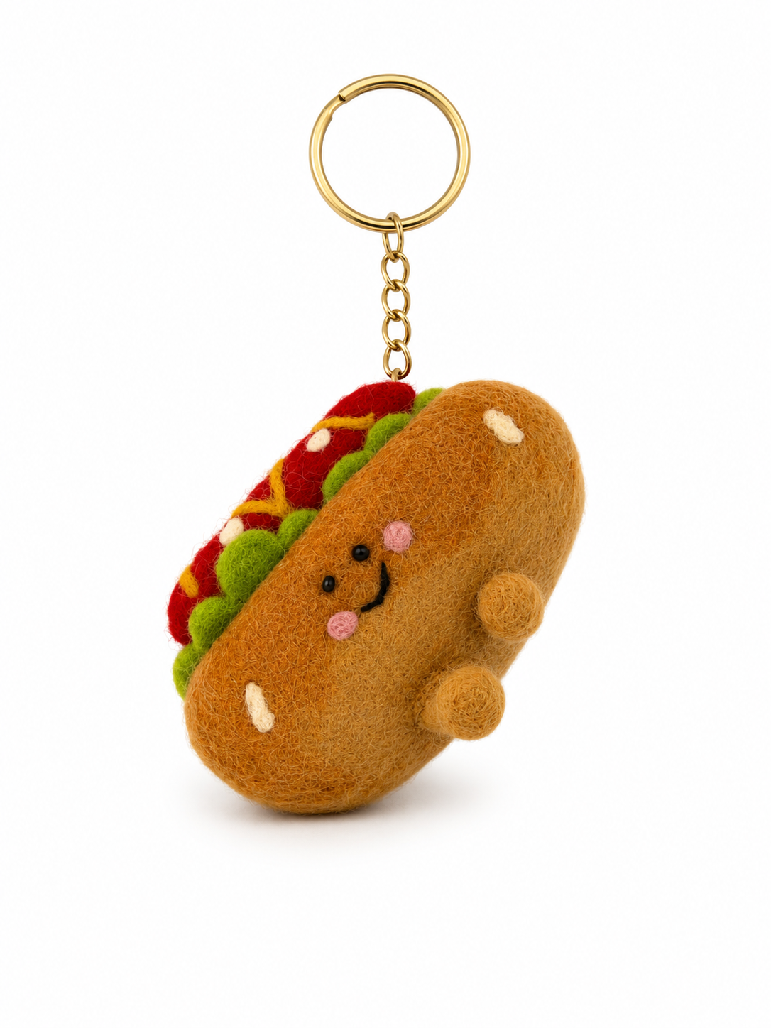 Felt Decoration/Keyring Hot Dog