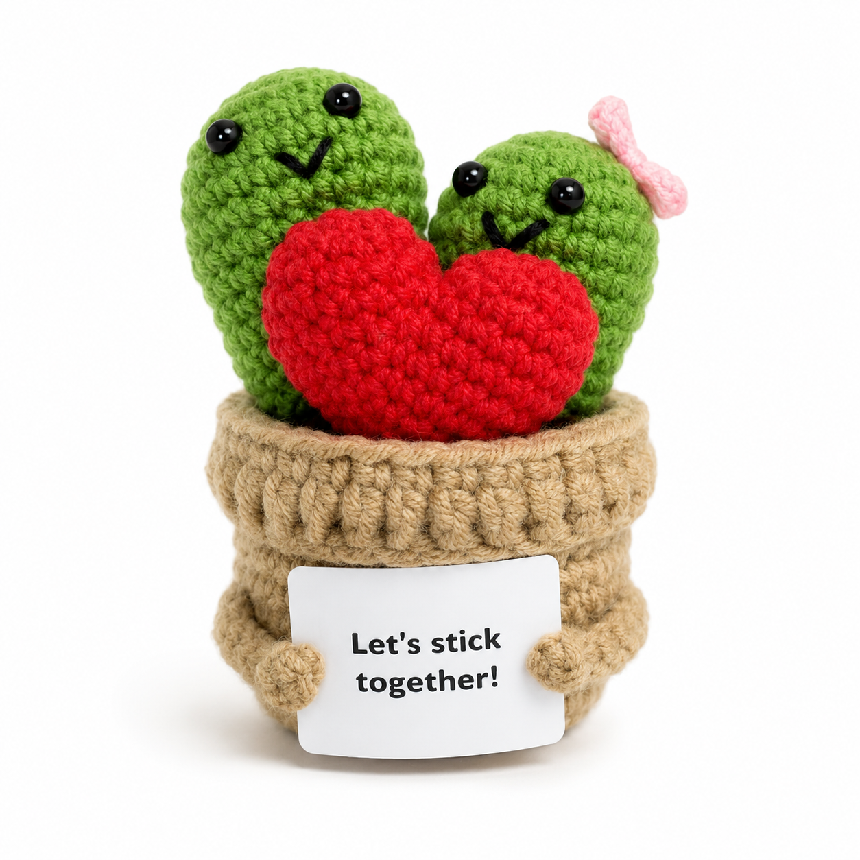 Positive Cactus With Heart