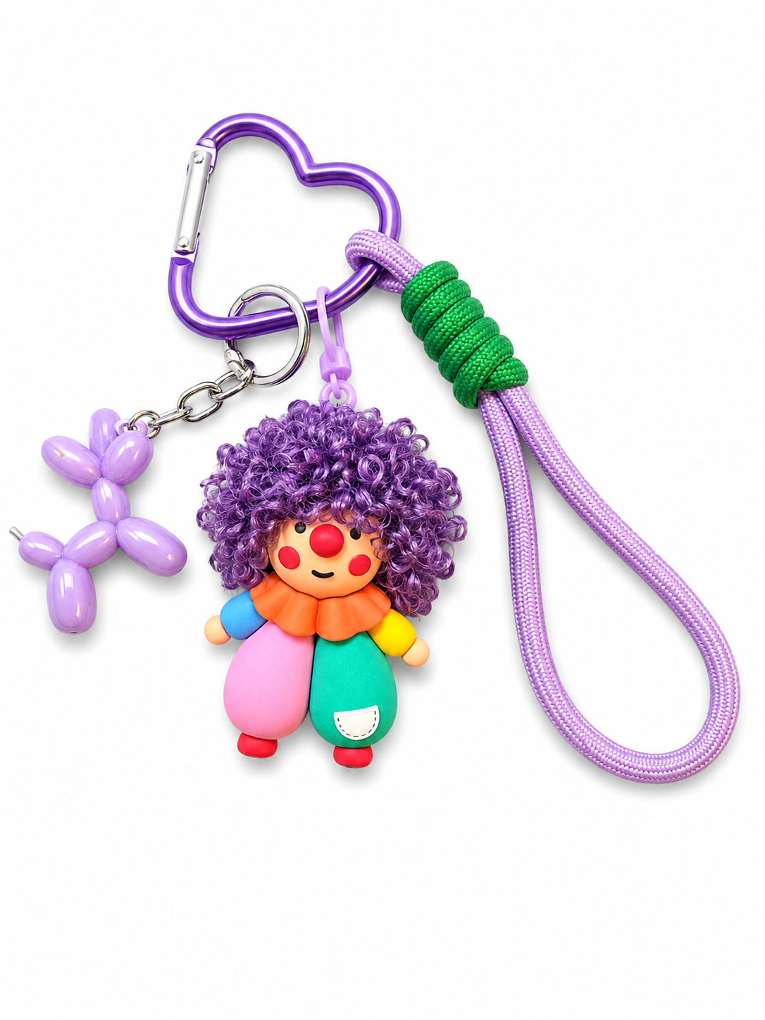 Clown Key Ring / Bag Charm