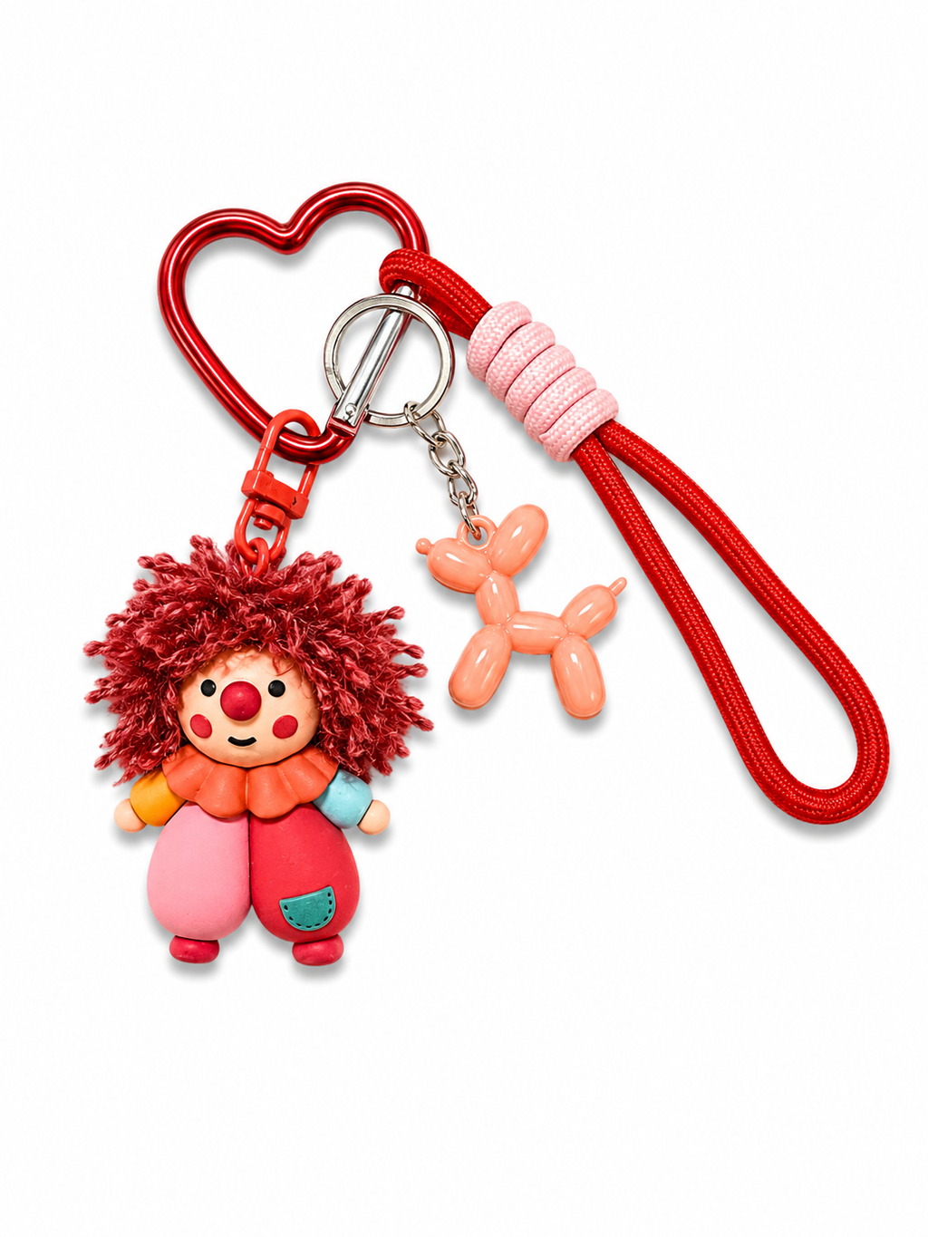 Clown Key Ring / Bag Charm