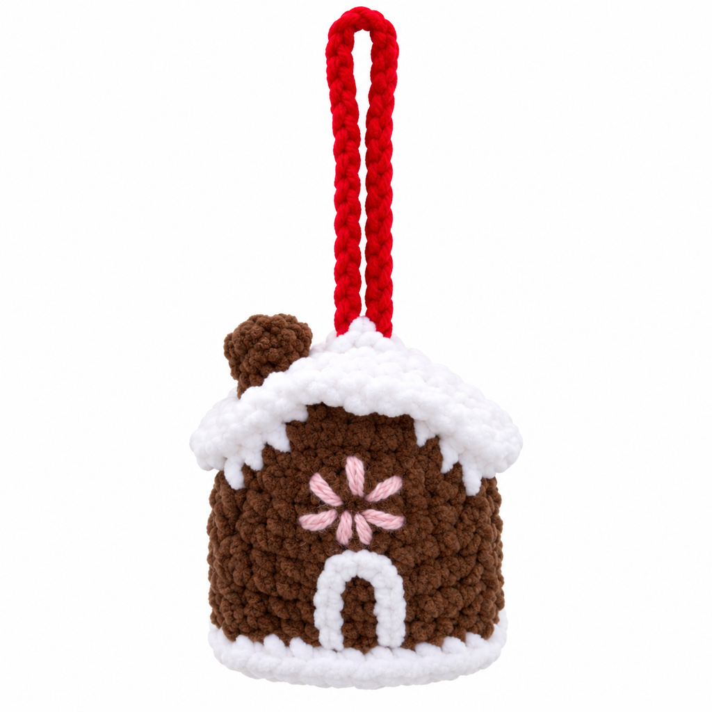 Christmas Crochet Hanging Decoration 7pcs