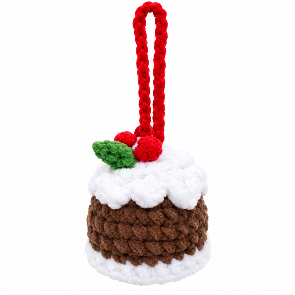 Christmas Crochet Hanging Decoration 7pcs