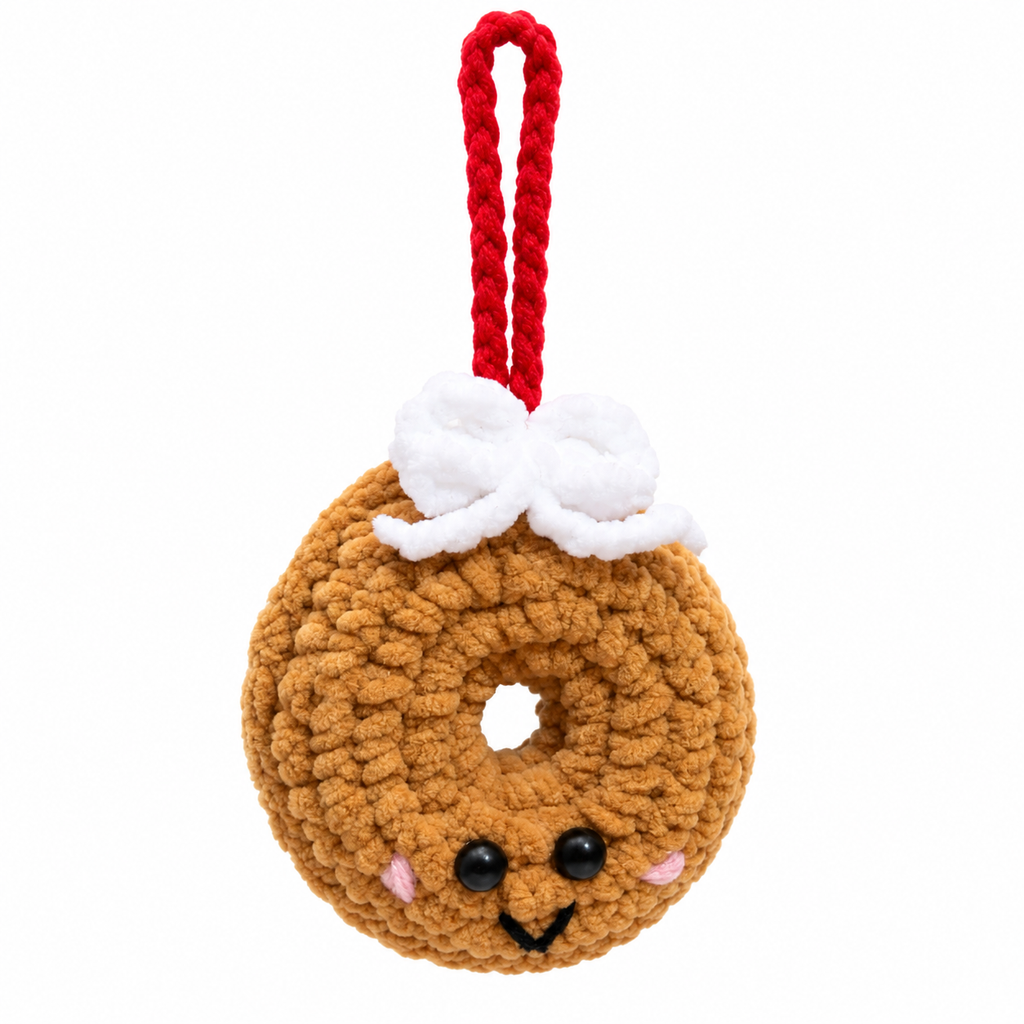 Christmas Crochet Hanging Decoration 7pcs