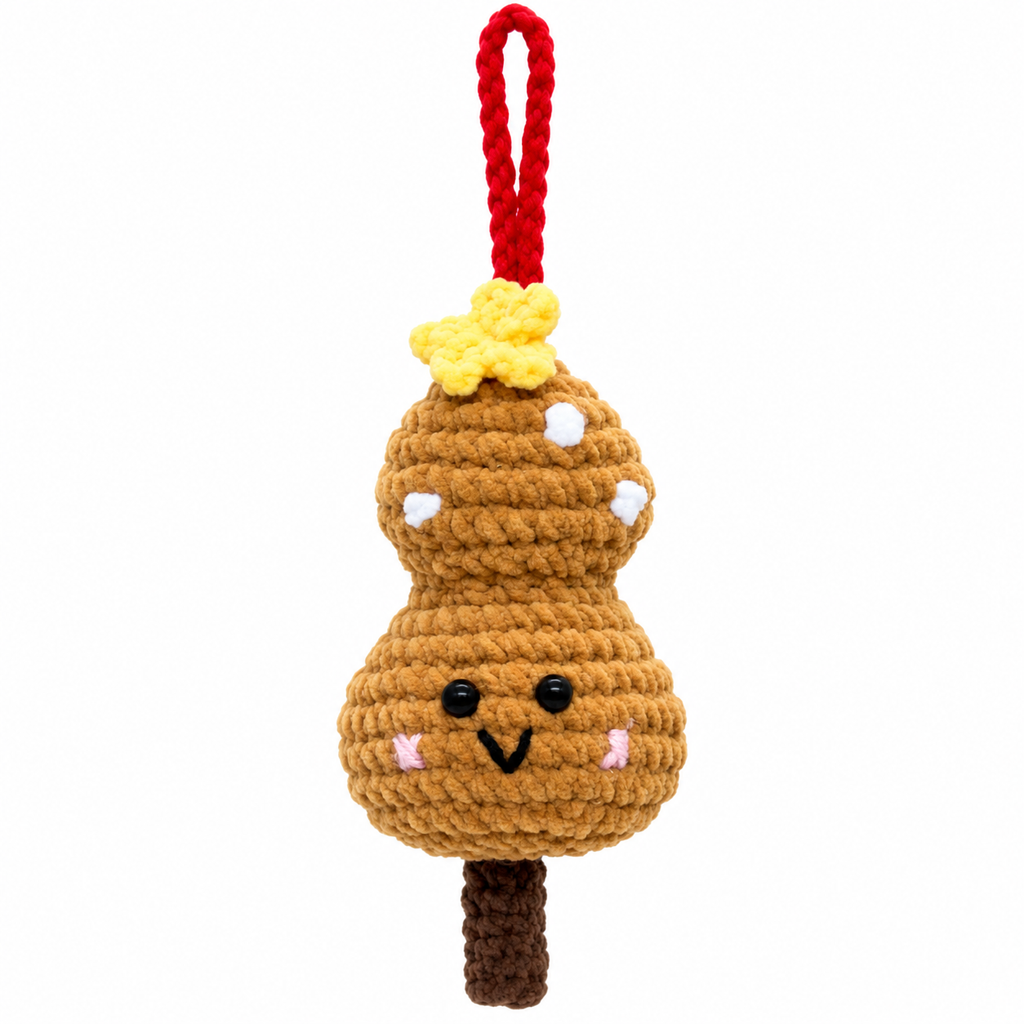 Christmas Crochet Hanging Decoration 7pcs