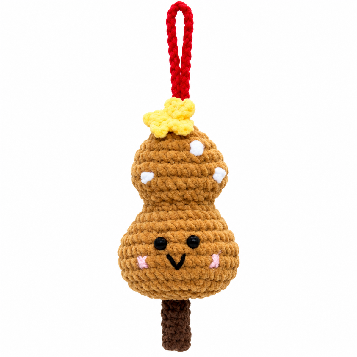 Christmas Crochet Hanging Decoration 7pcs