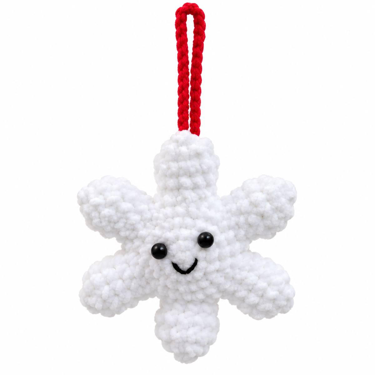 Christmas Crochet Hanging Decoration 7pcs