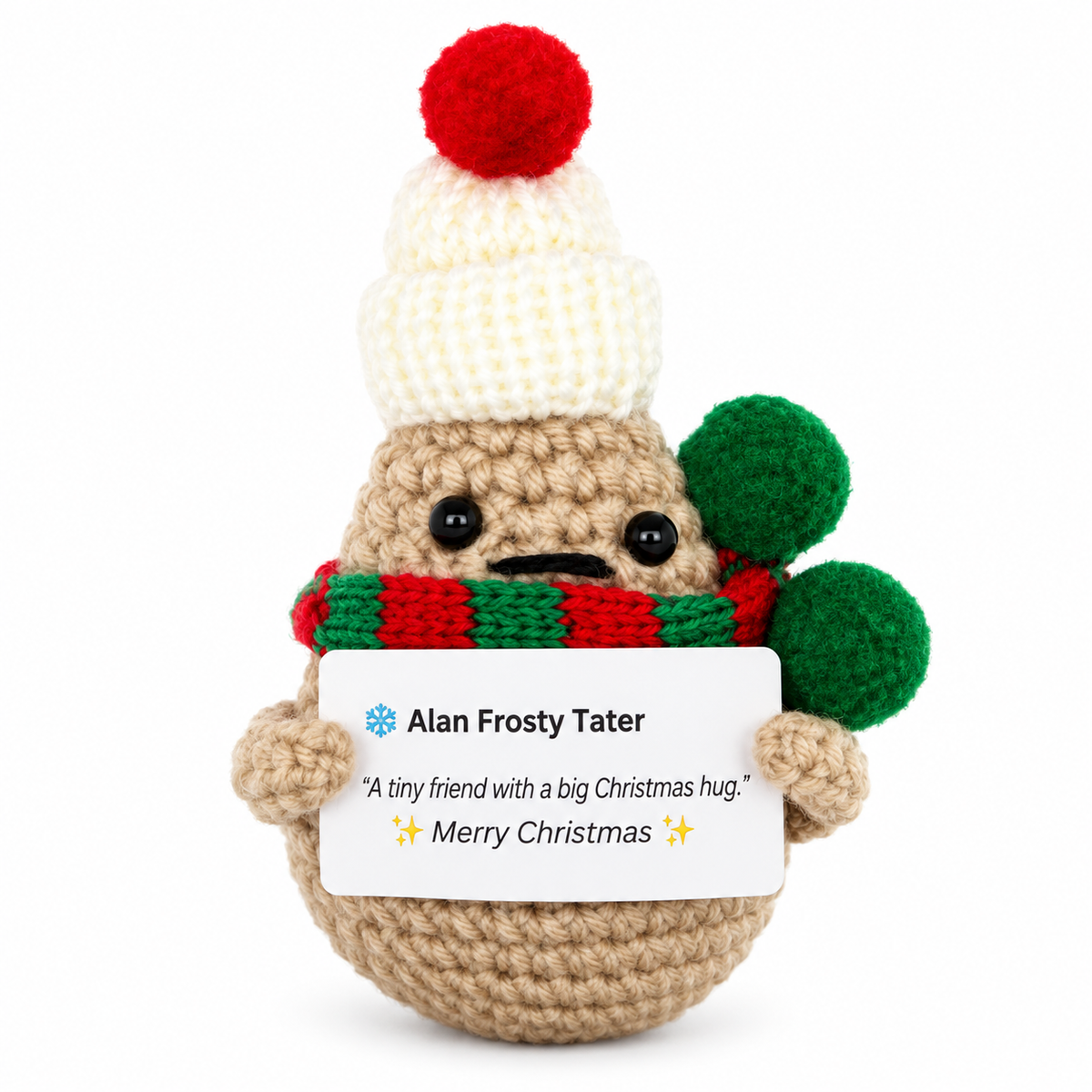Xmas White Hat Potato