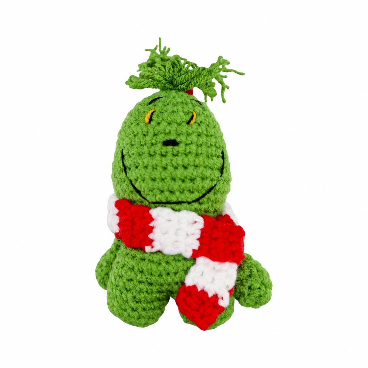 Xmas Grinch Hanging Crochet Decoration