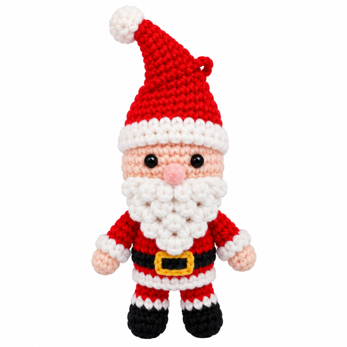 Xmas Tall Santa Hanging Crochet Decoration