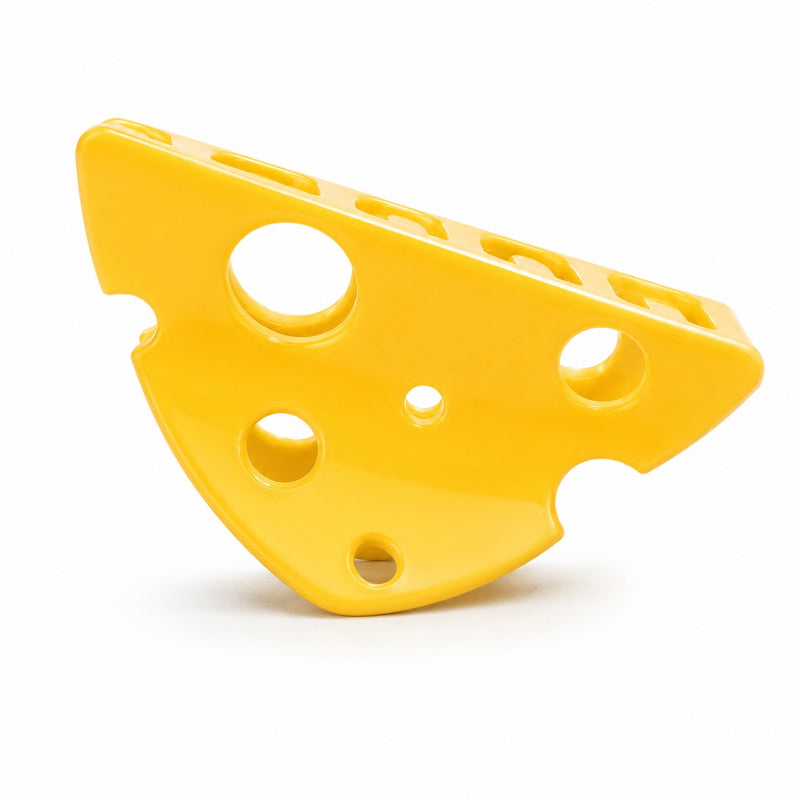 Cheese wedge hair claw clip