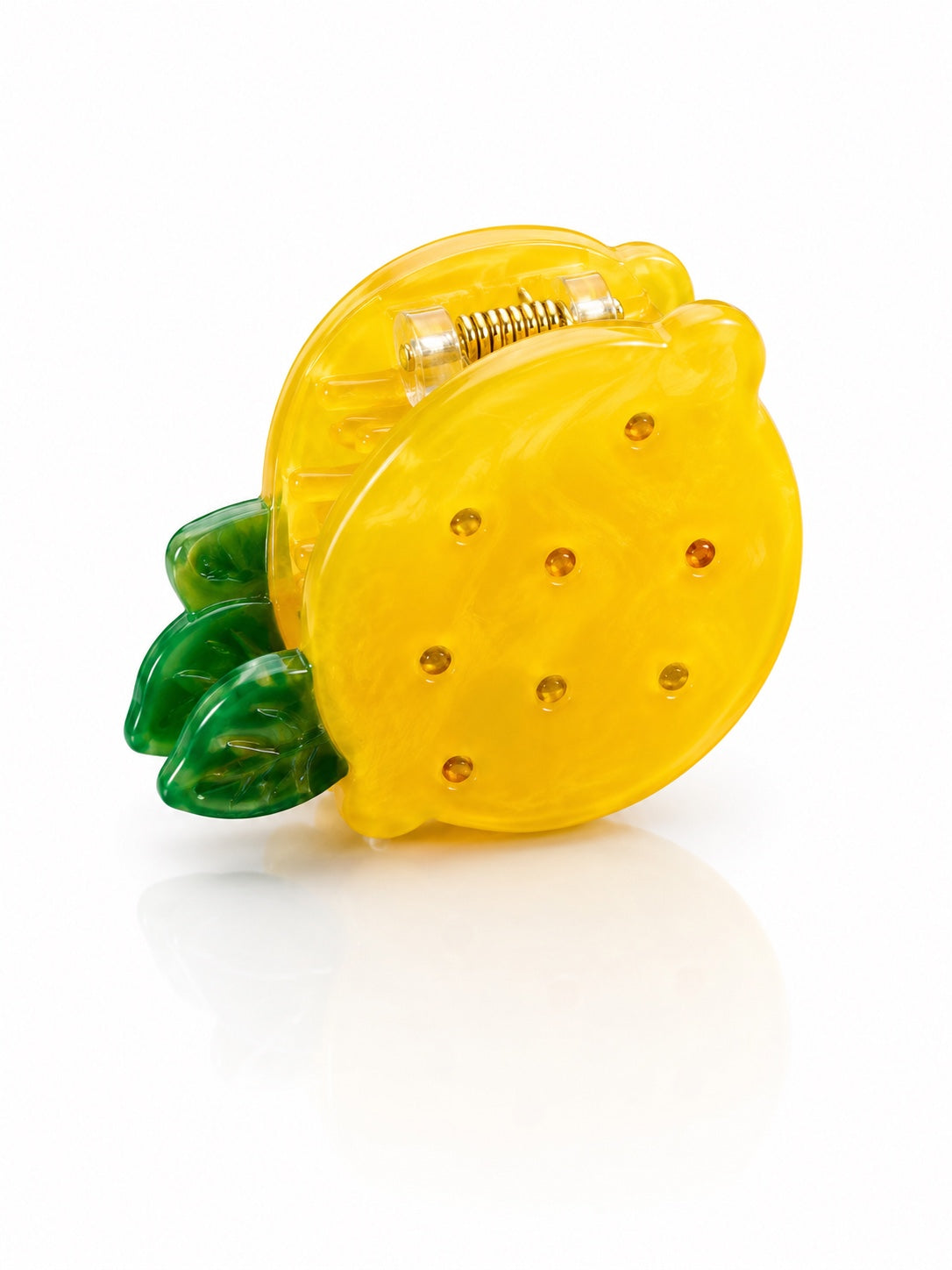 Lemon hair claw clip