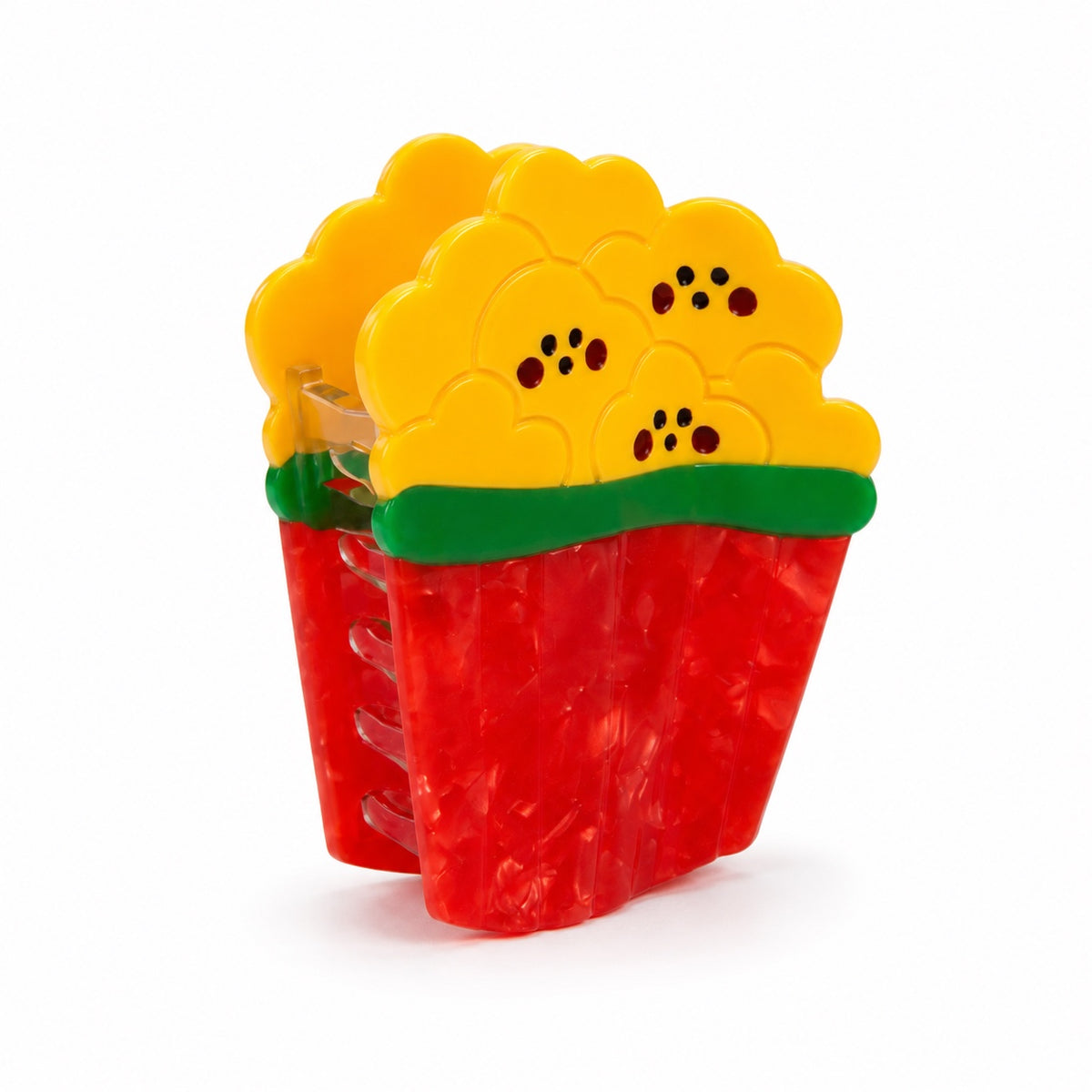 Popcorn hair claw clip