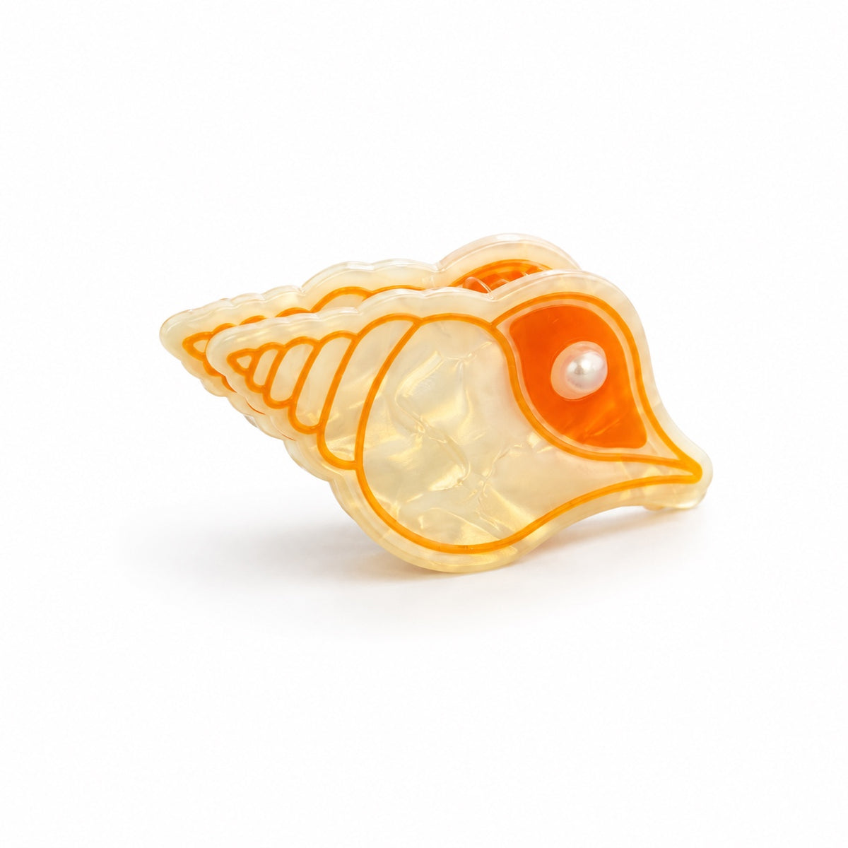Seashell hair claw clip